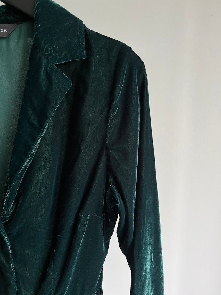 Green Velour All-in-one