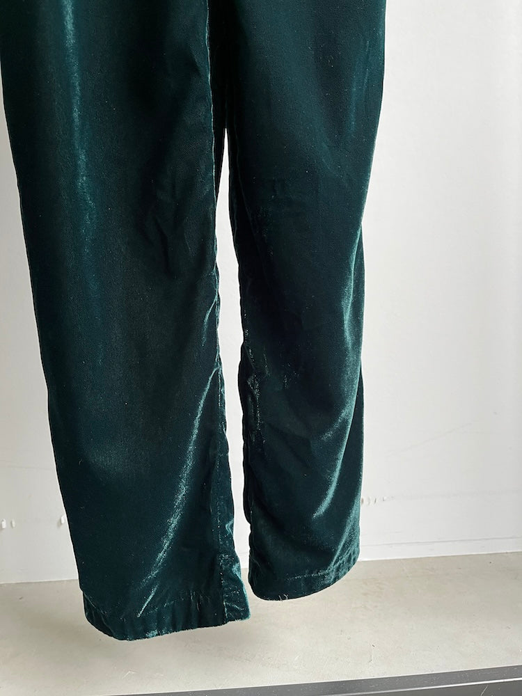Green Velour All-in-one