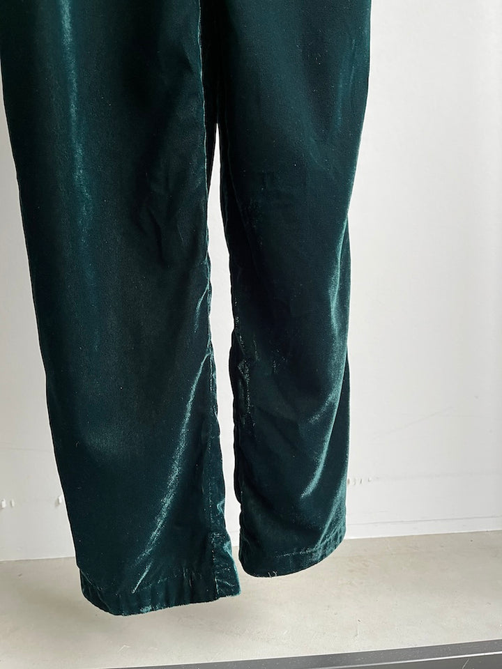 Green Velour All-in-one