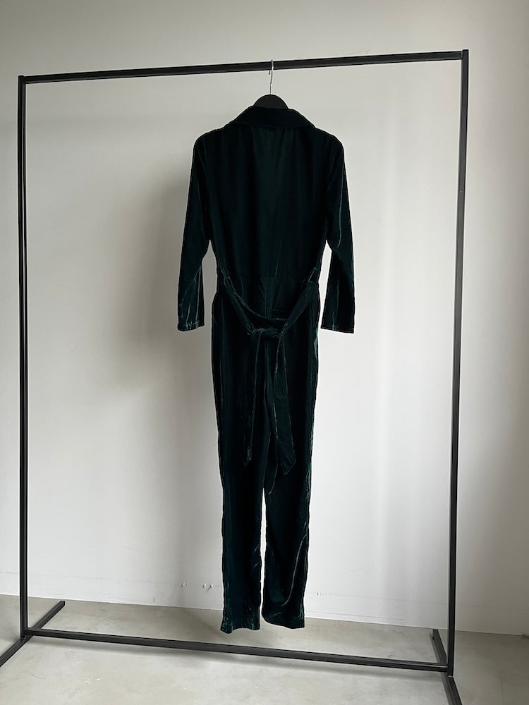 Green Velour All-in-one