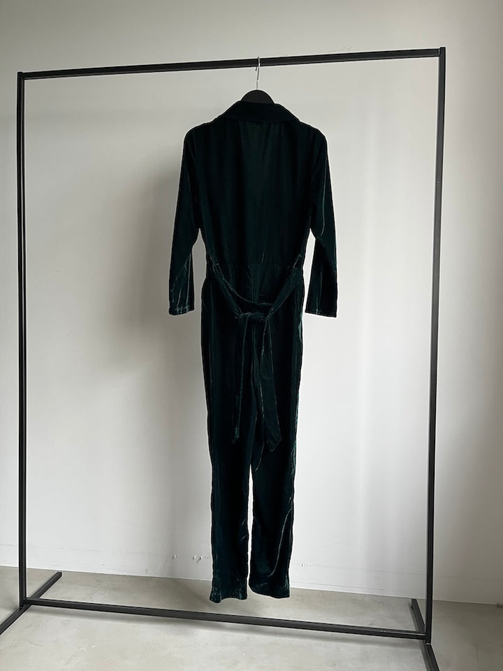 Green Velour All-in-one