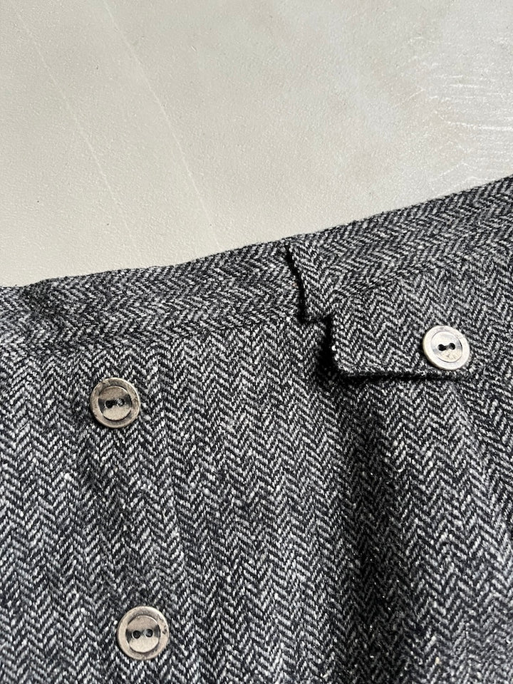 Tweed Button Skirt