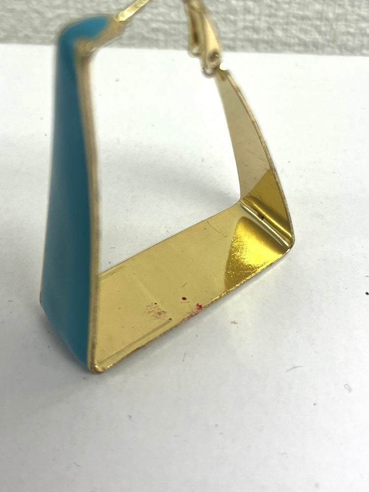 Turquoise Triangle Pierce