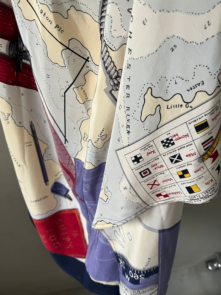 "Ralph Lauren" Scarf Design Skirt