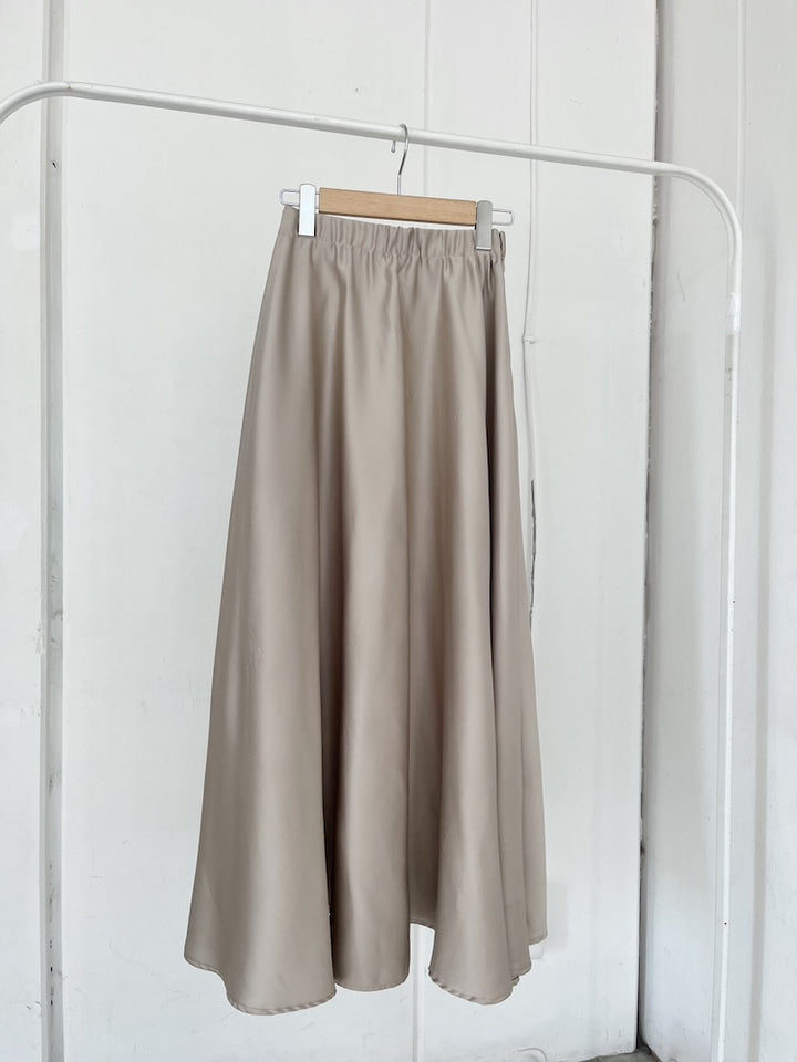 Satin Circular Skirt