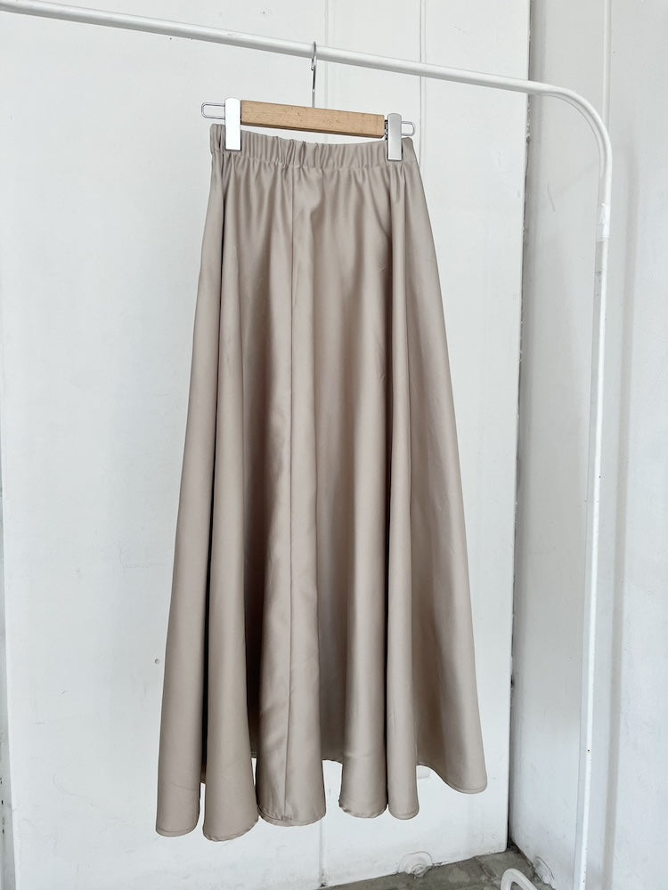 Satin Circular Skirt