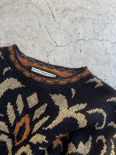 80s Arabesque Pullover Knit