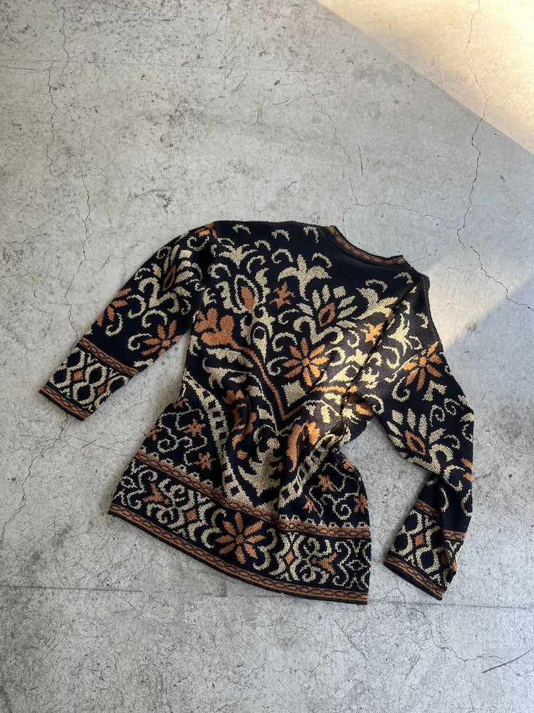 80s Arabesque Pullover Knit