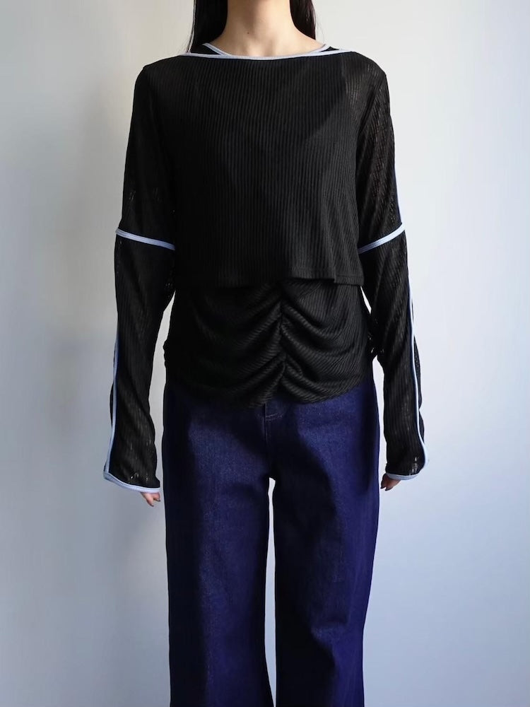 Piping Line Layered Tops｜レイヤードトップス – MARTE