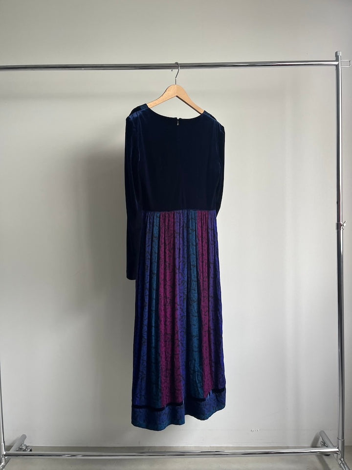 Velour Layered Dress