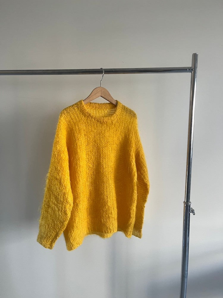 Yellow Mohair Knit