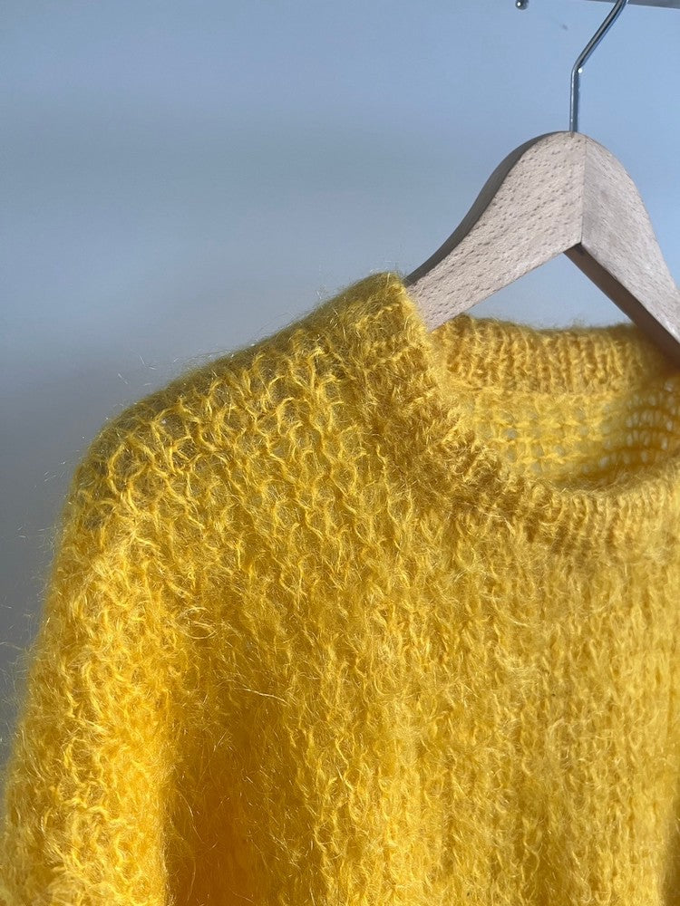 Yellow Mohair Knit