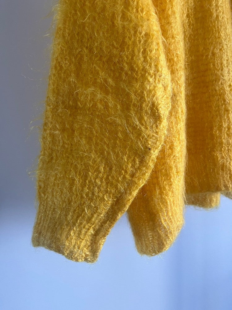 Yellow Mohair Knit