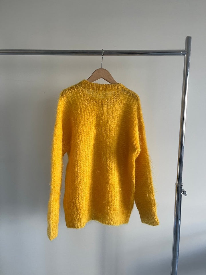 Yellow Mohair Knit