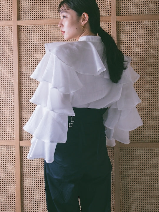 Multi Way Tiered Sleeve Blouse｜マルチウェイティアード