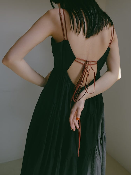 Bicolor Camisole Dress｜バイカラーキャミソールドレス – MARTE