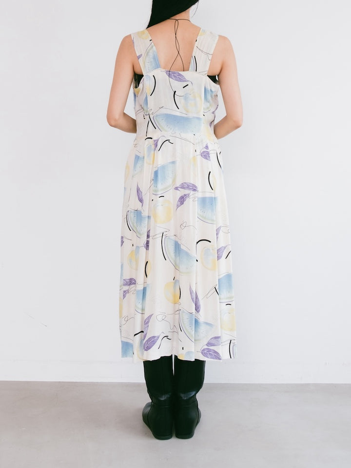 80s Summer Fruits Dress