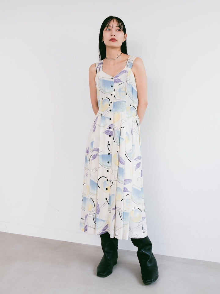 80s Summer Fruits Dress