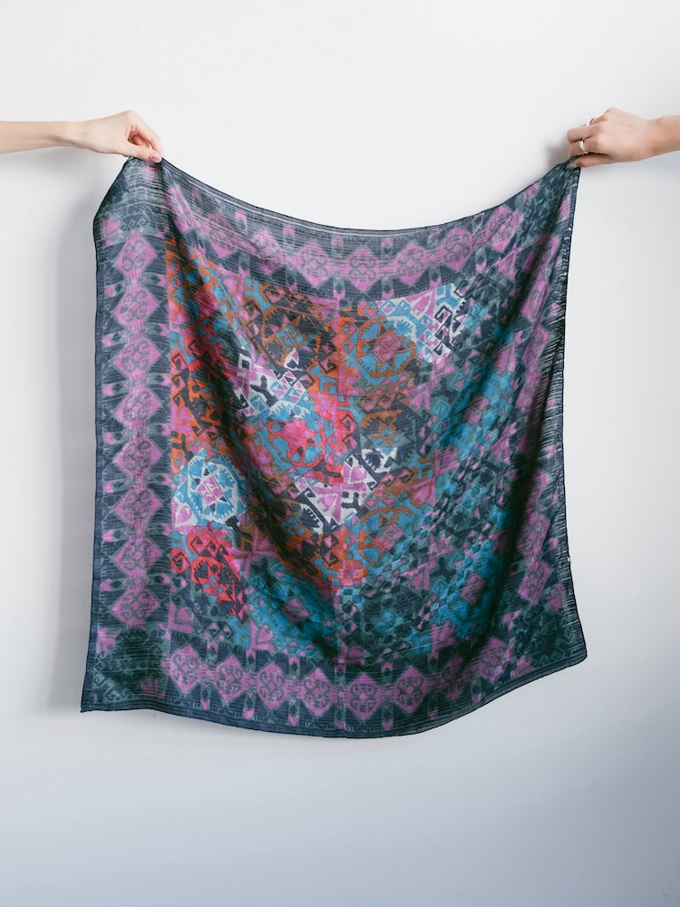 Vintage Scarf / Purple