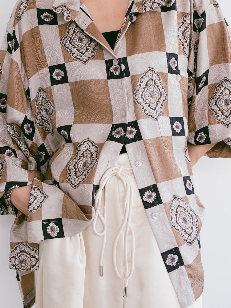 Silk Arabesque Shirt