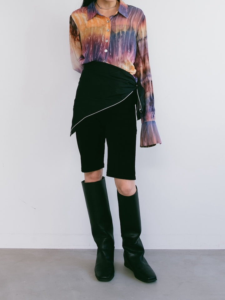 Vintage Scarf / White Line