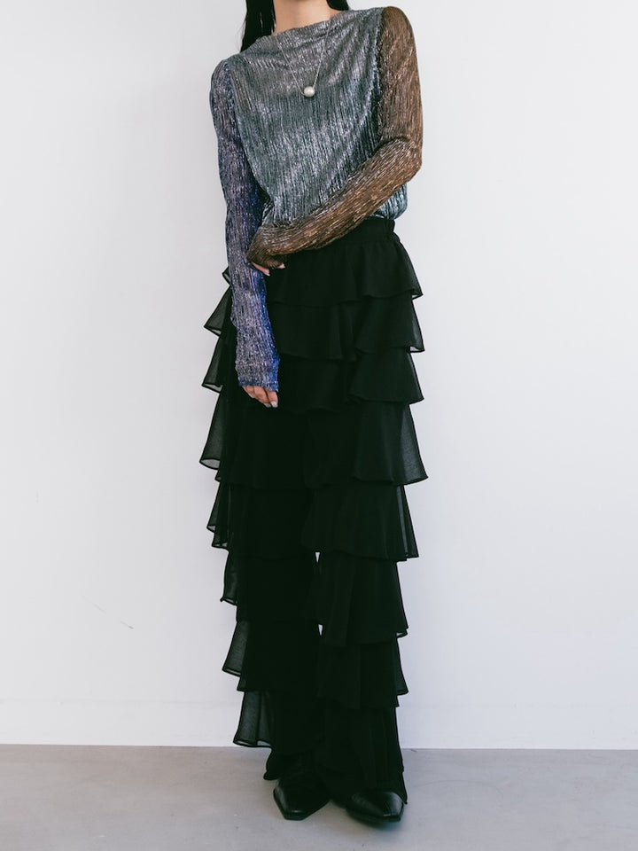 Pleats Lame Top