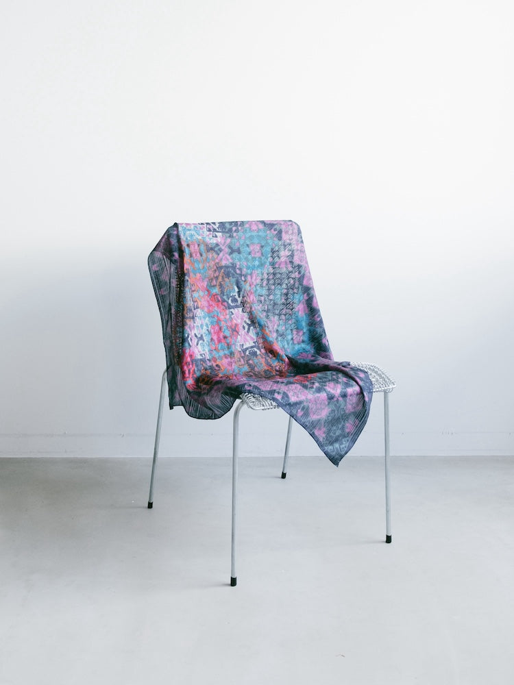 Vintage Scarf / Purple