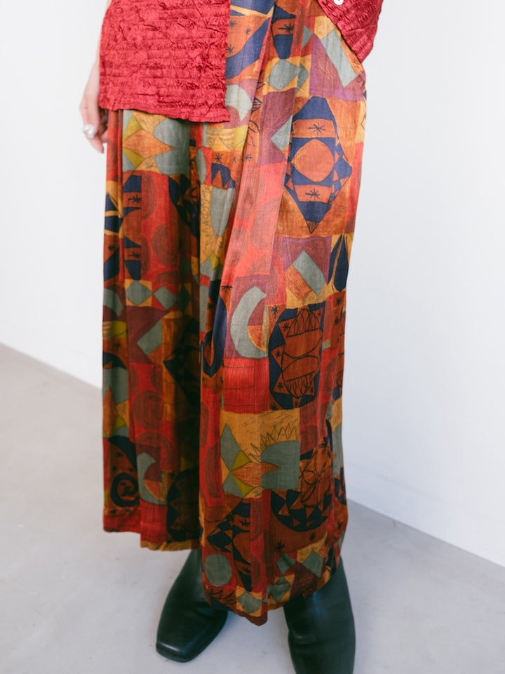 Psychedelic Wide Pants