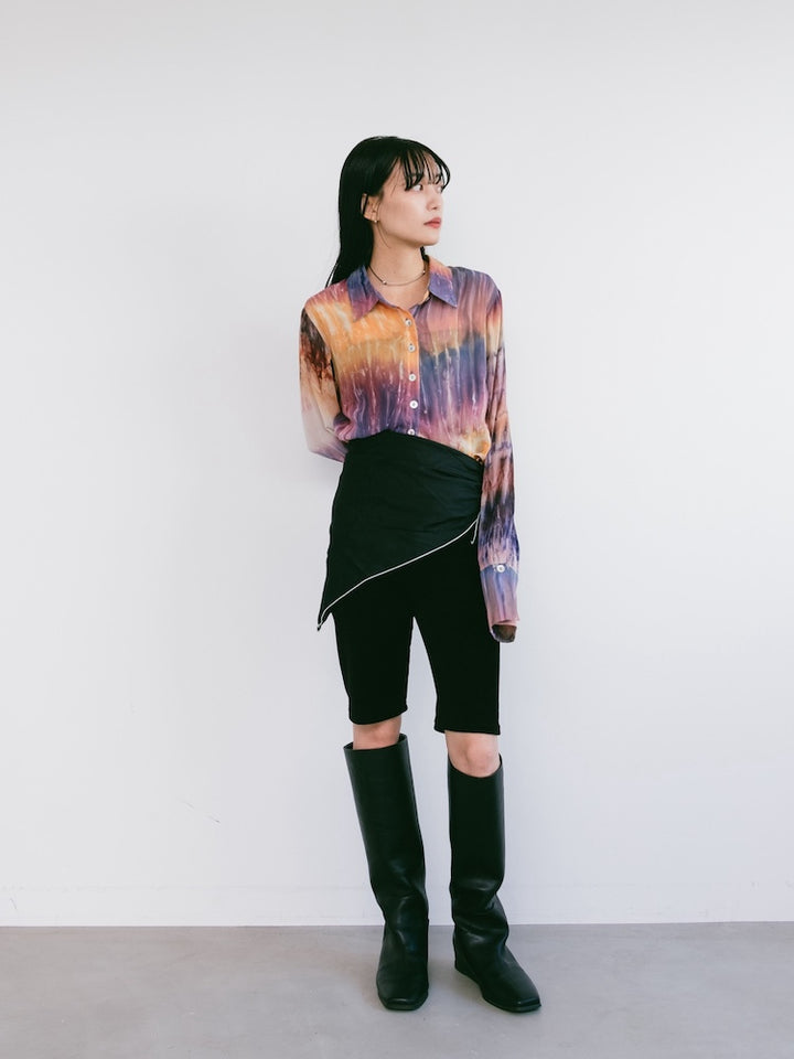 80s Gradation Sheer Shirt