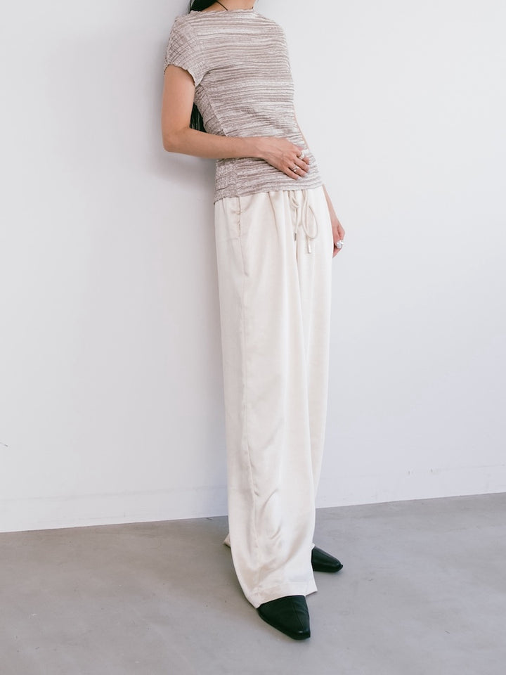 Pleats Champagne Top