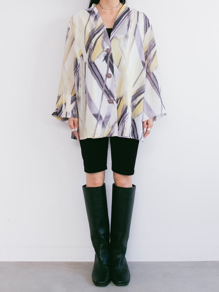 Painting Sheer Jacket