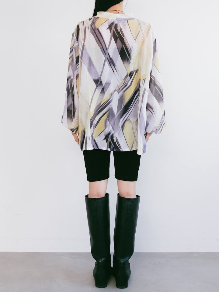 Painting Sheer Jacket