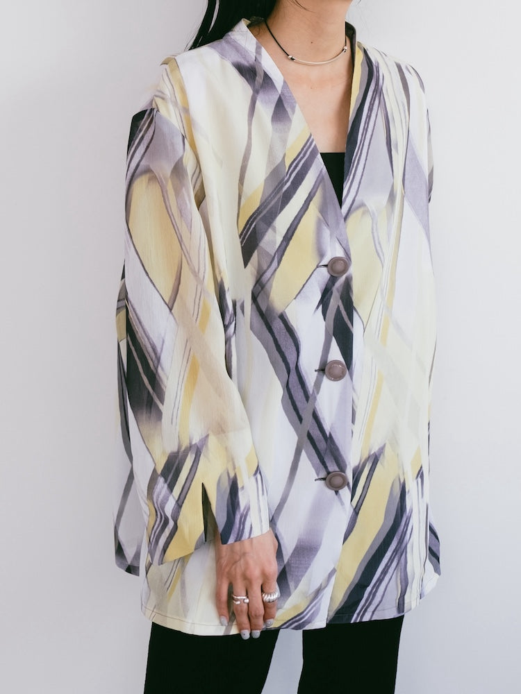 Painting Sheer Jacket