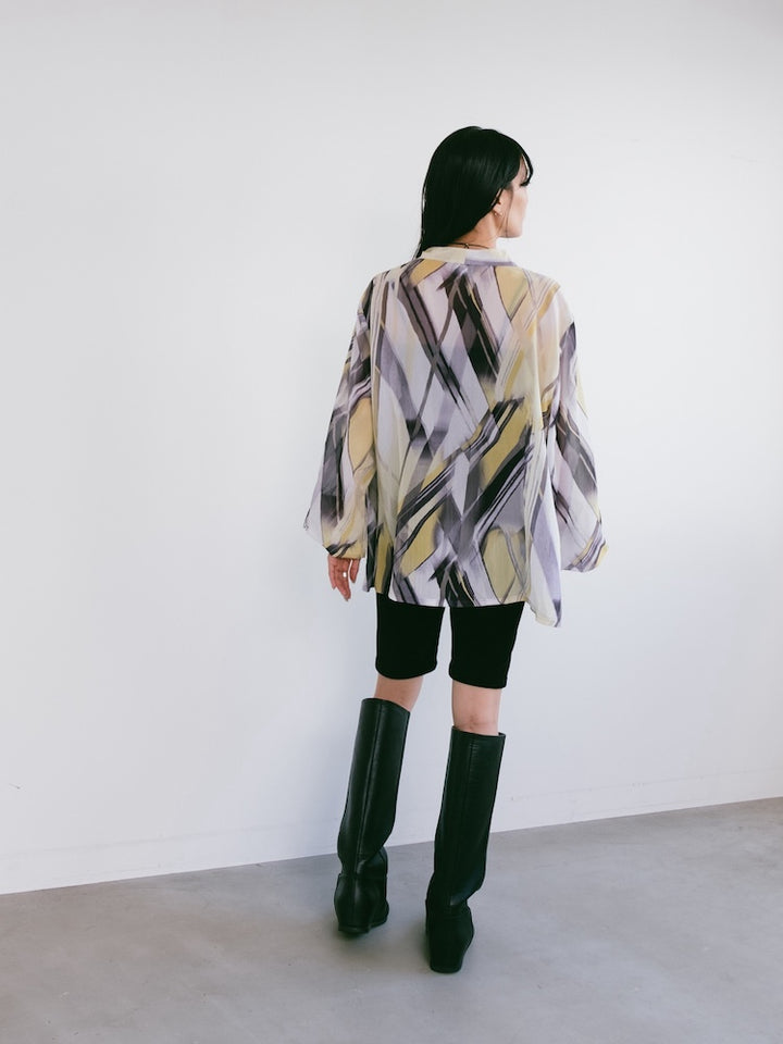 Painting Sheer Jacket