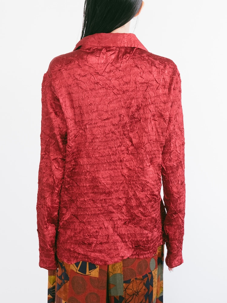 Random Pleats Shirt