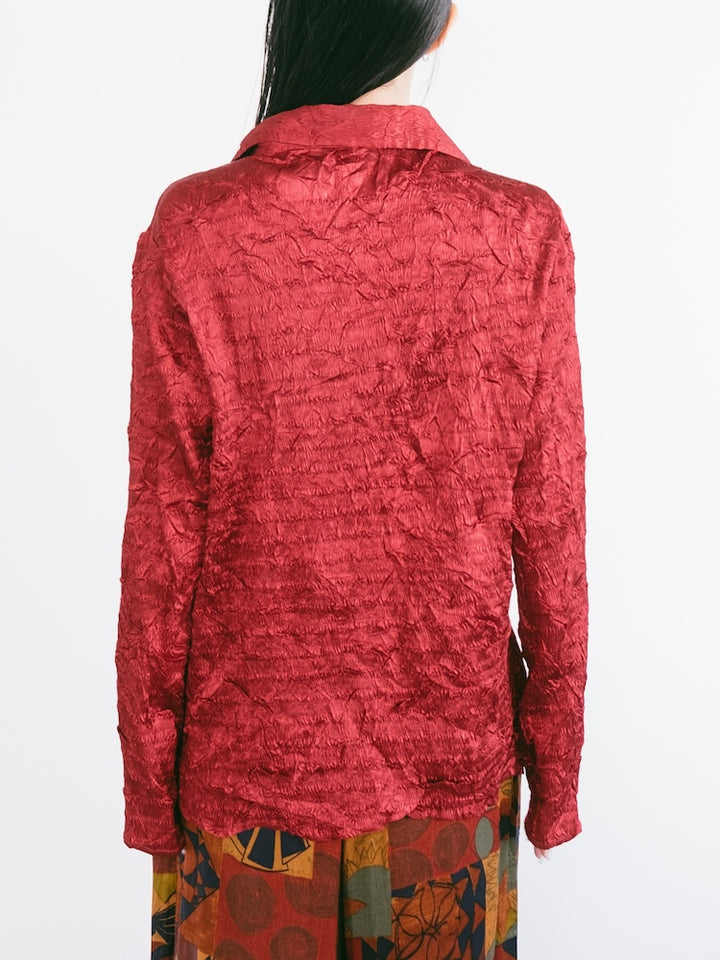 Random Pleats Shirt