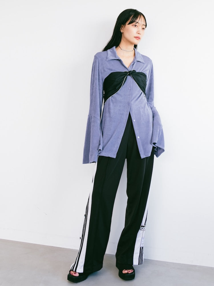 "adidas" Side Button Line Pants