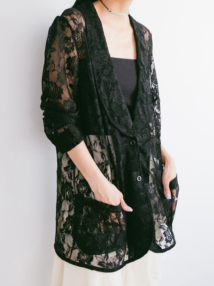 Black Rose Lace Jacket