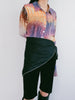 Vintage Scarf / White Line