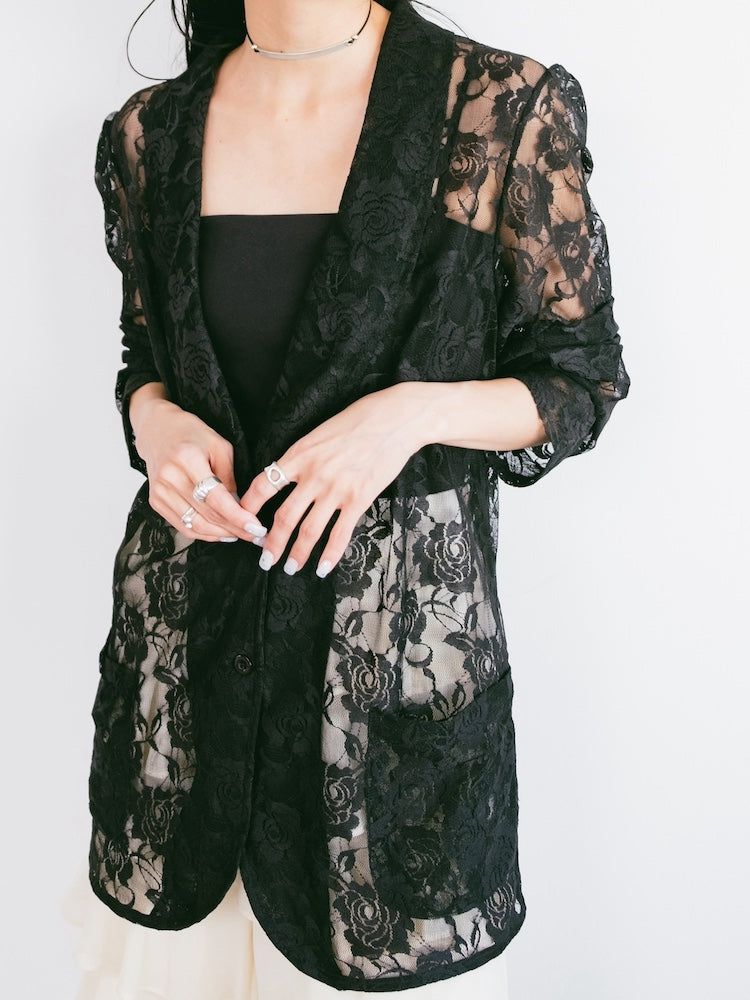 Black Rose Lace Jacket