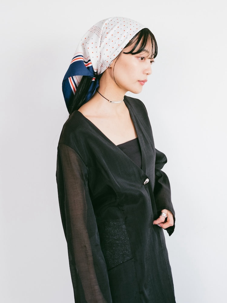 Vintage Scarf / Dot