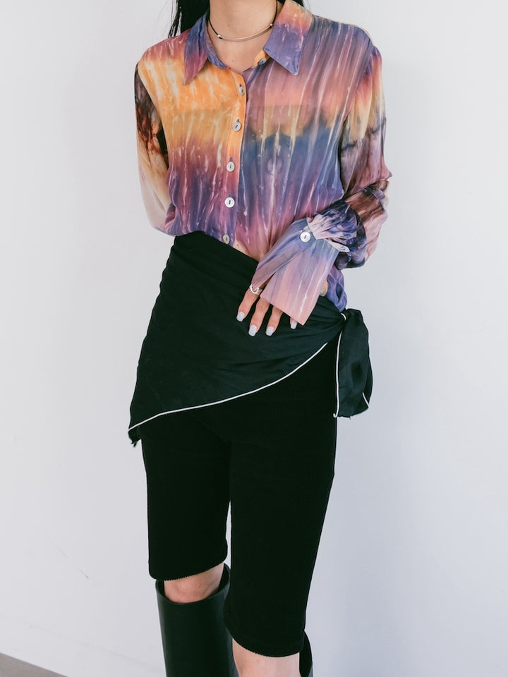 80s Gradation Sheer Shirt
