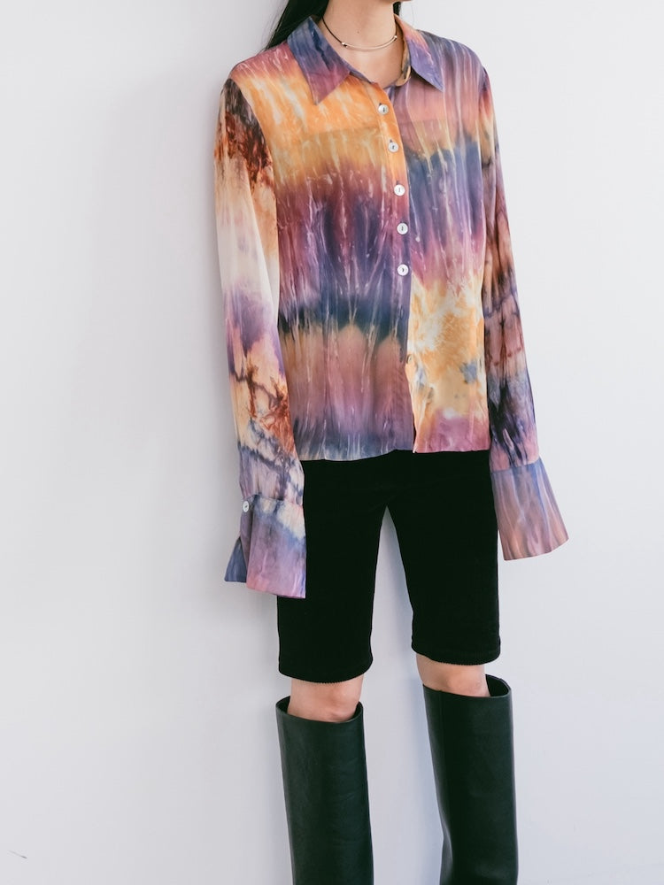 80s Gradation Sheer Shirt