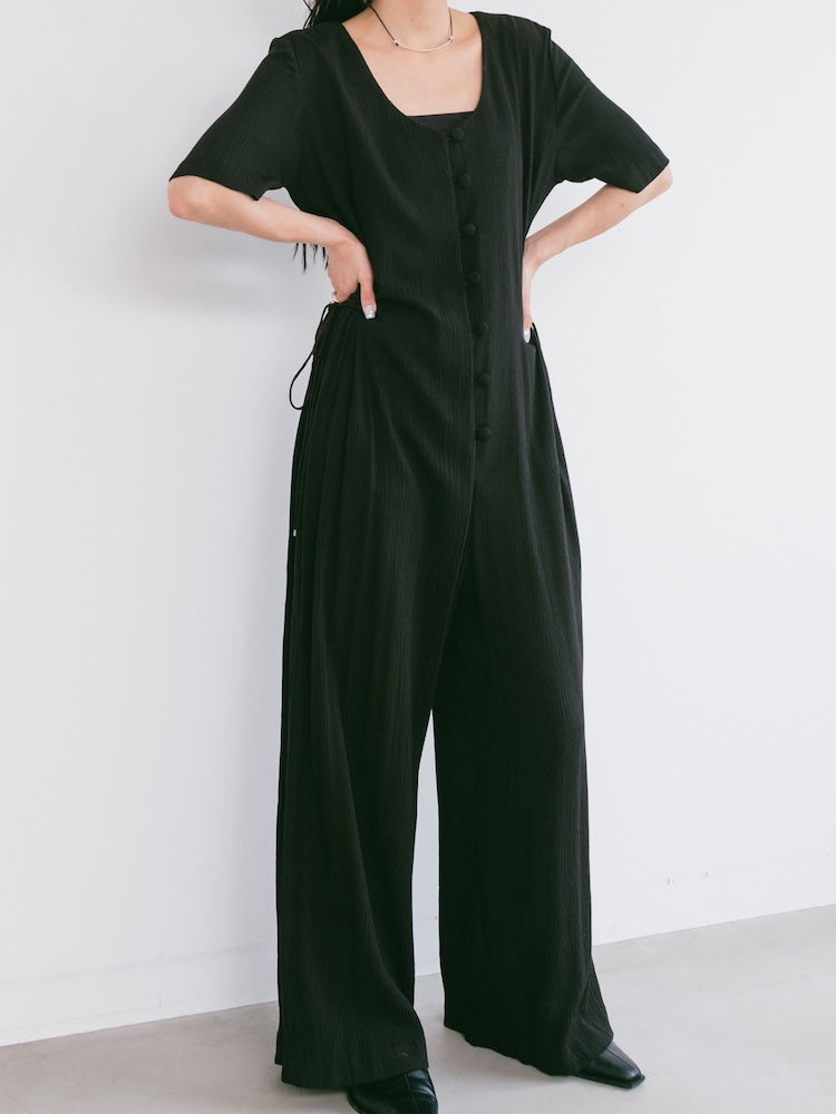 Side Lace Up All In One