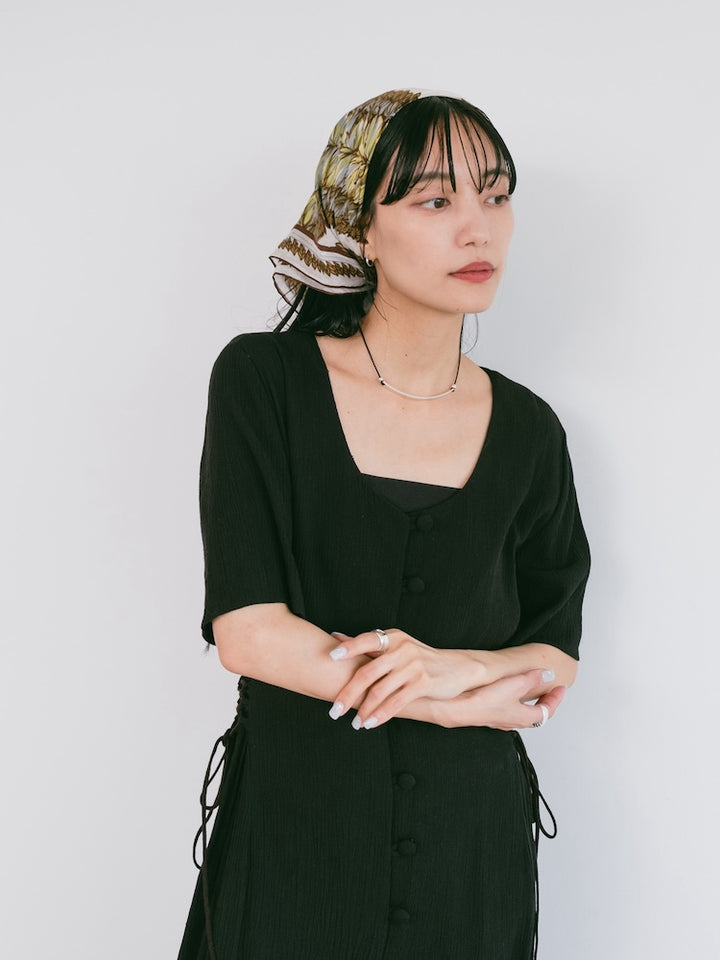 Vintage Scarf / Leaf