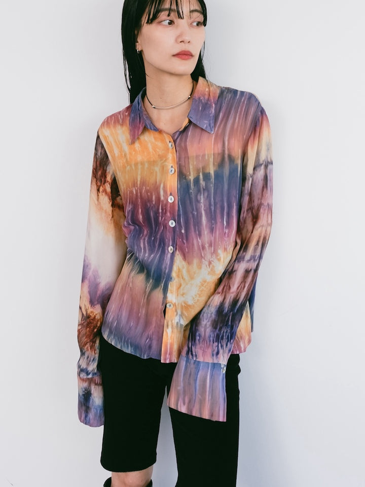 80s Gradation Sheer Shirt
