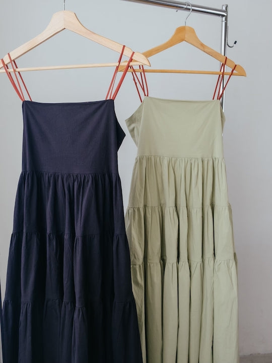 Bicolor Camisole Dress｜バイカラーキャミソールドレス – MARTE