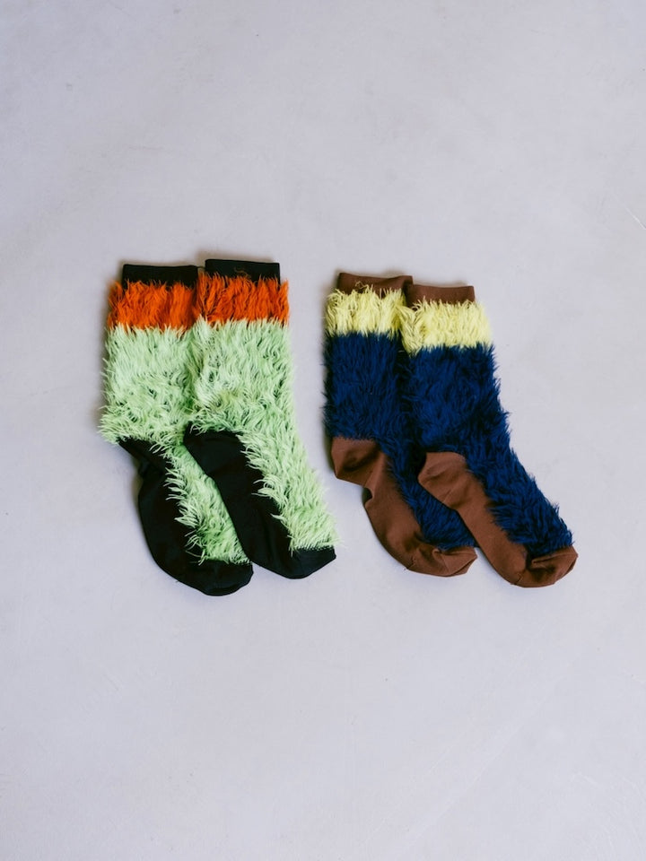 FRINGE 3COLOR BLOCK SOCKS