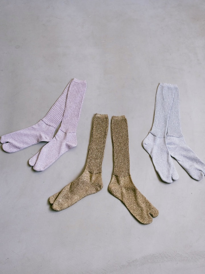 GLITTER TABI LOOSE SOCKS