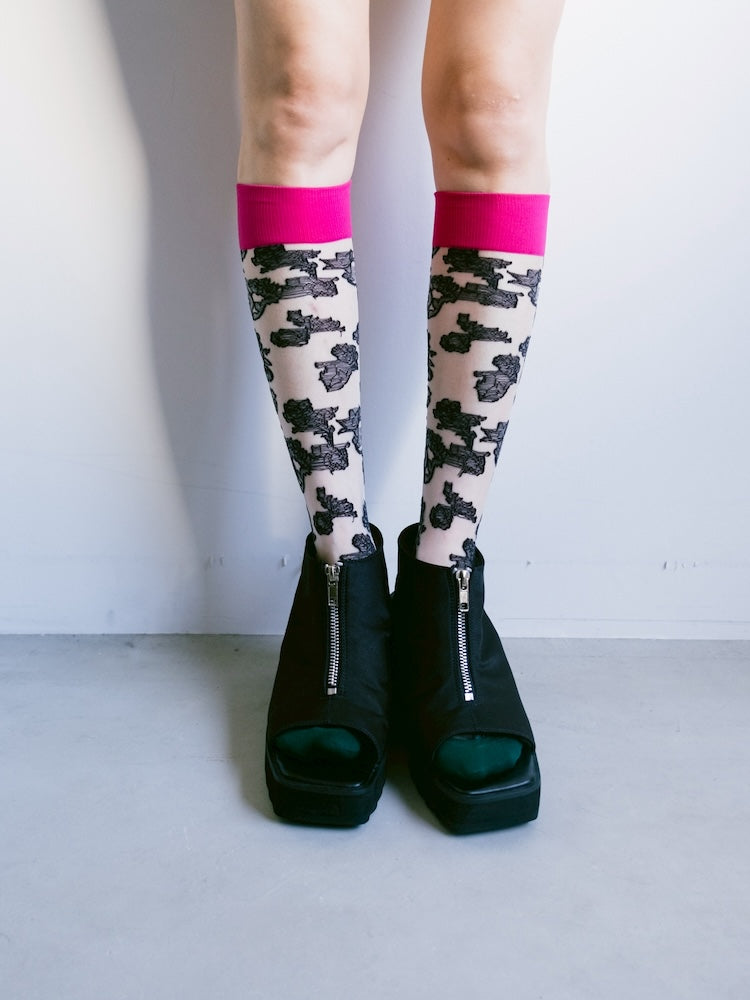 ❦ママ❦ 専用 FAKUI ファクイ　ファー　タイツ＆ソックス 2点セット FAKUI ONLINE STORE